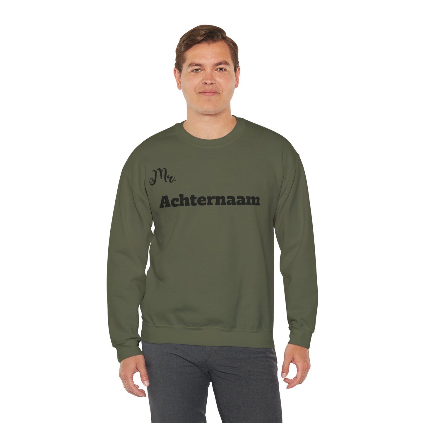 Mr - trui / sweatshirt met gepersonaliseerde tekst