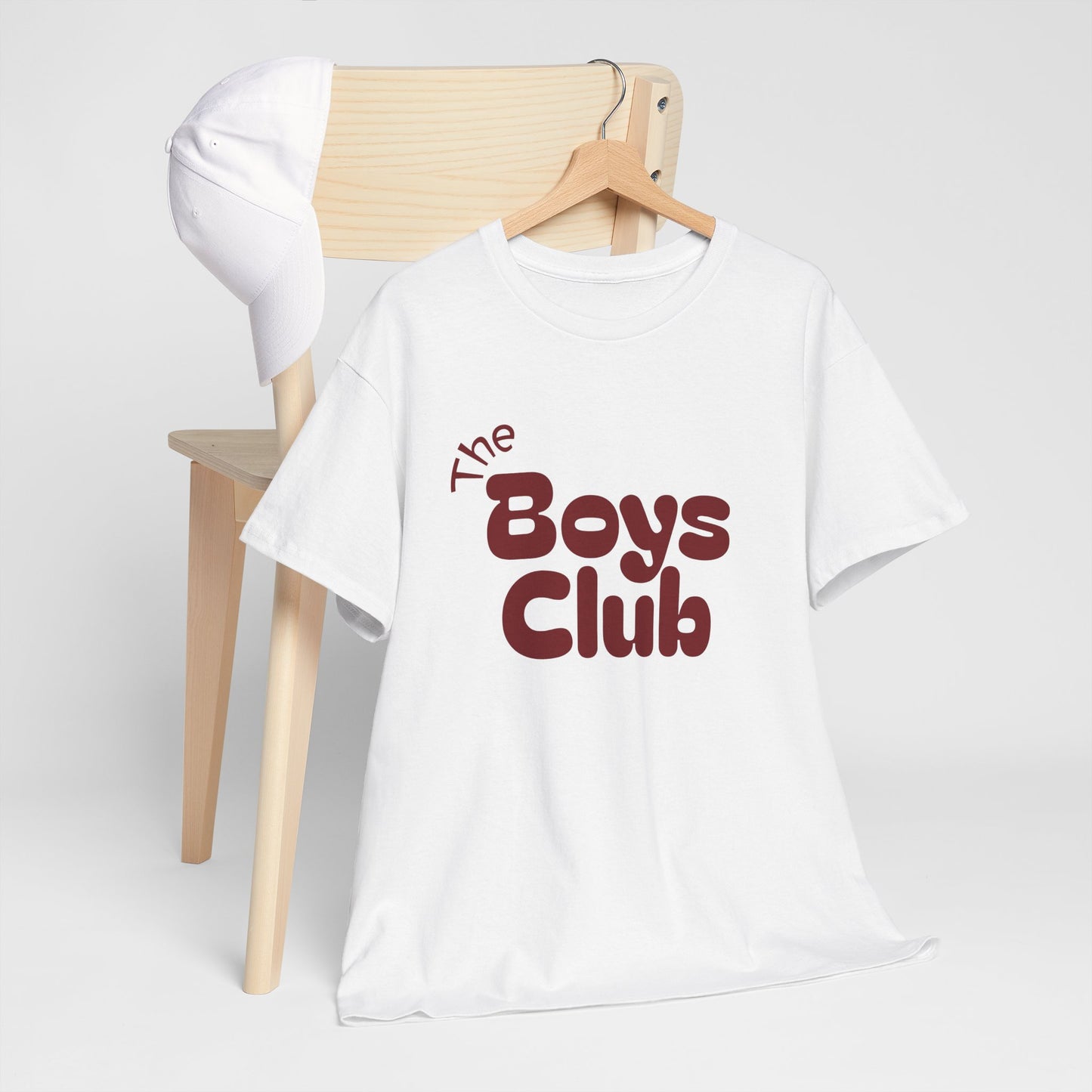 'The Boys Club' T-shirt - T-shirt met opdruk rood