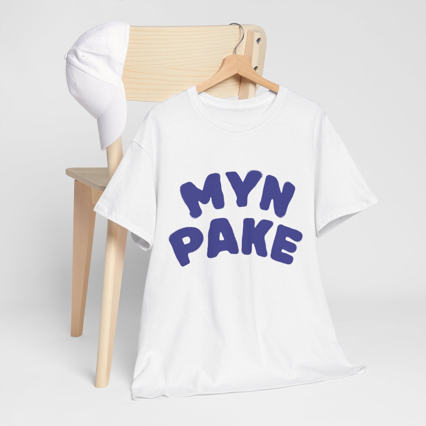 'MYN PAKE' T-Shirt - T-shirt met opdruk blauw