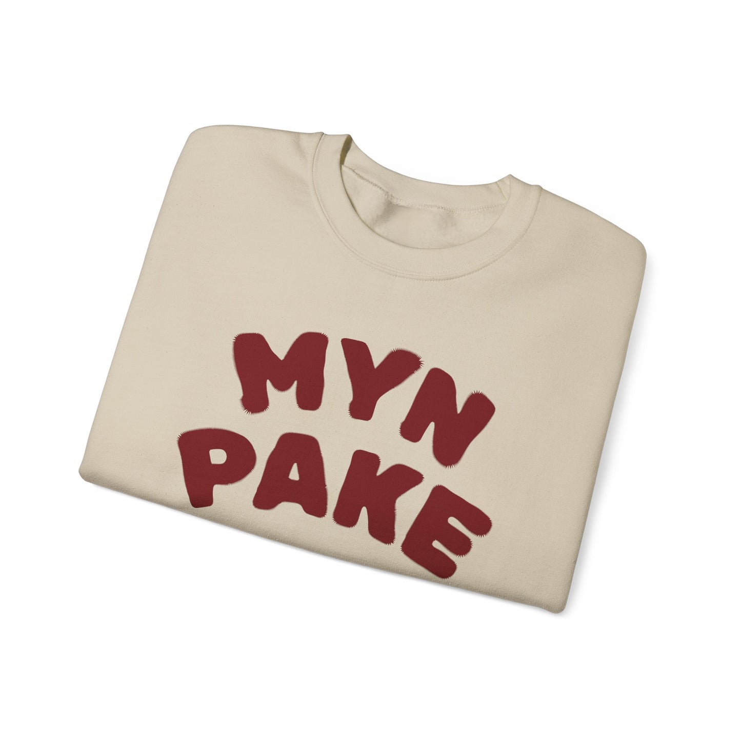 'MYN PAKE' - Trui / sweatshirt met opdruk voorkant rood