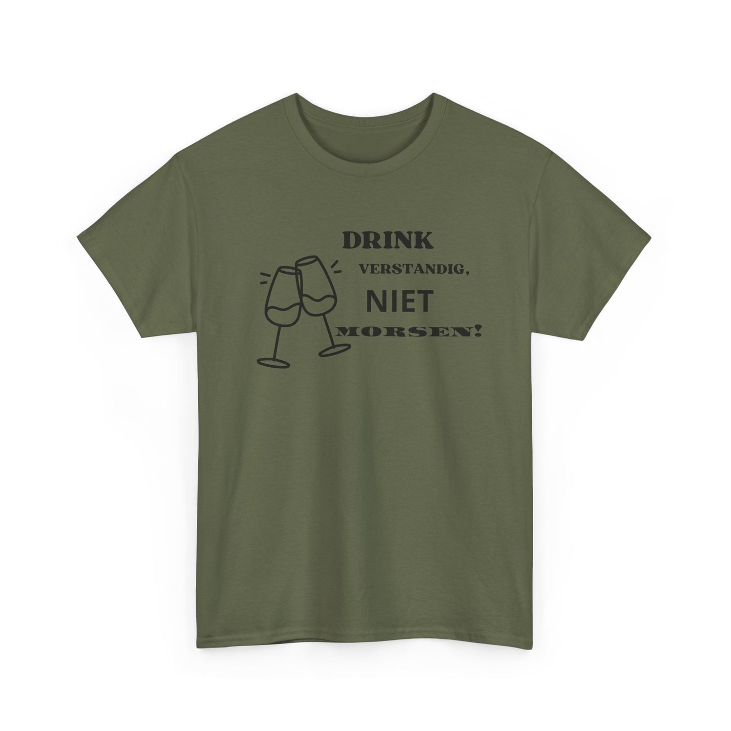 'Niet morsen!' T-shirt - T-shirt met grappige wijn tekst