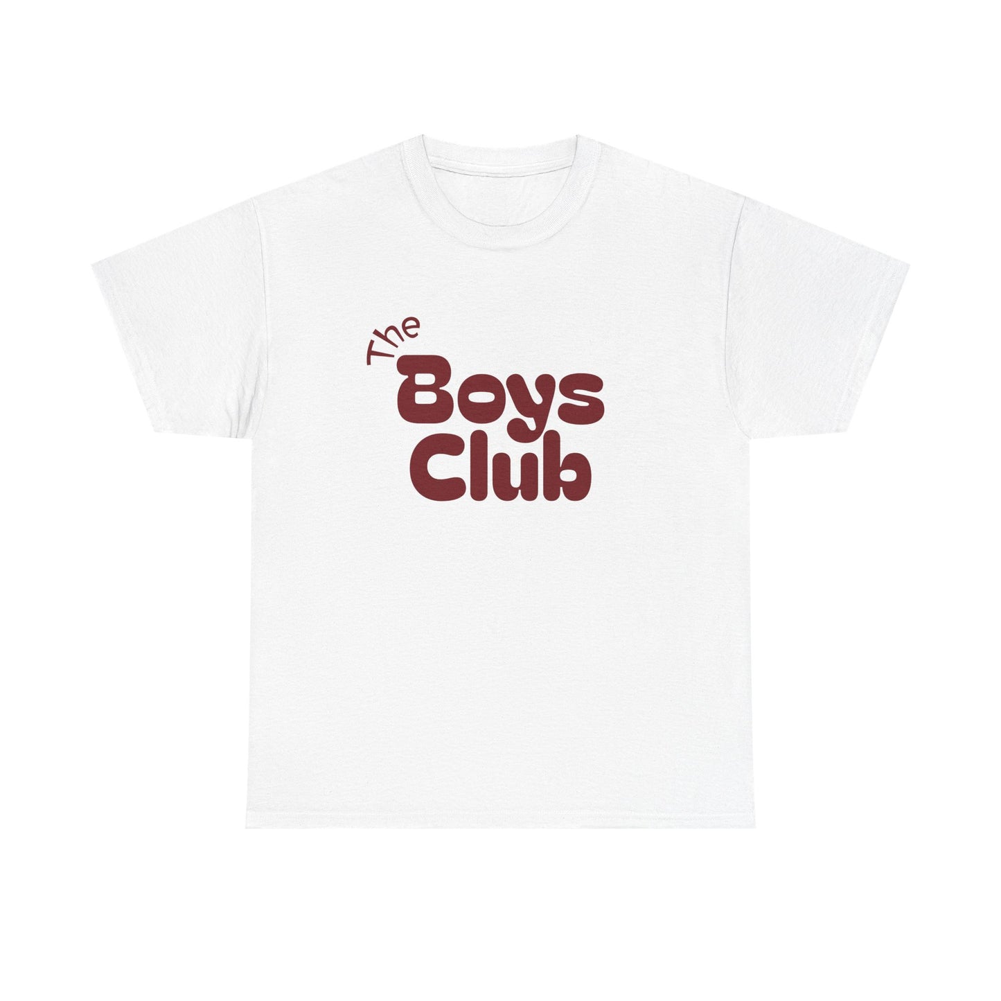 'The Boys Club' T-shirt - T-shirt met opdruk rood