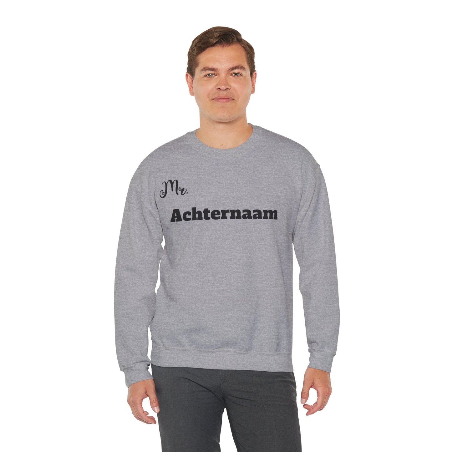 Mr - trui / sweatshirt met gepersonaliseerde tekst