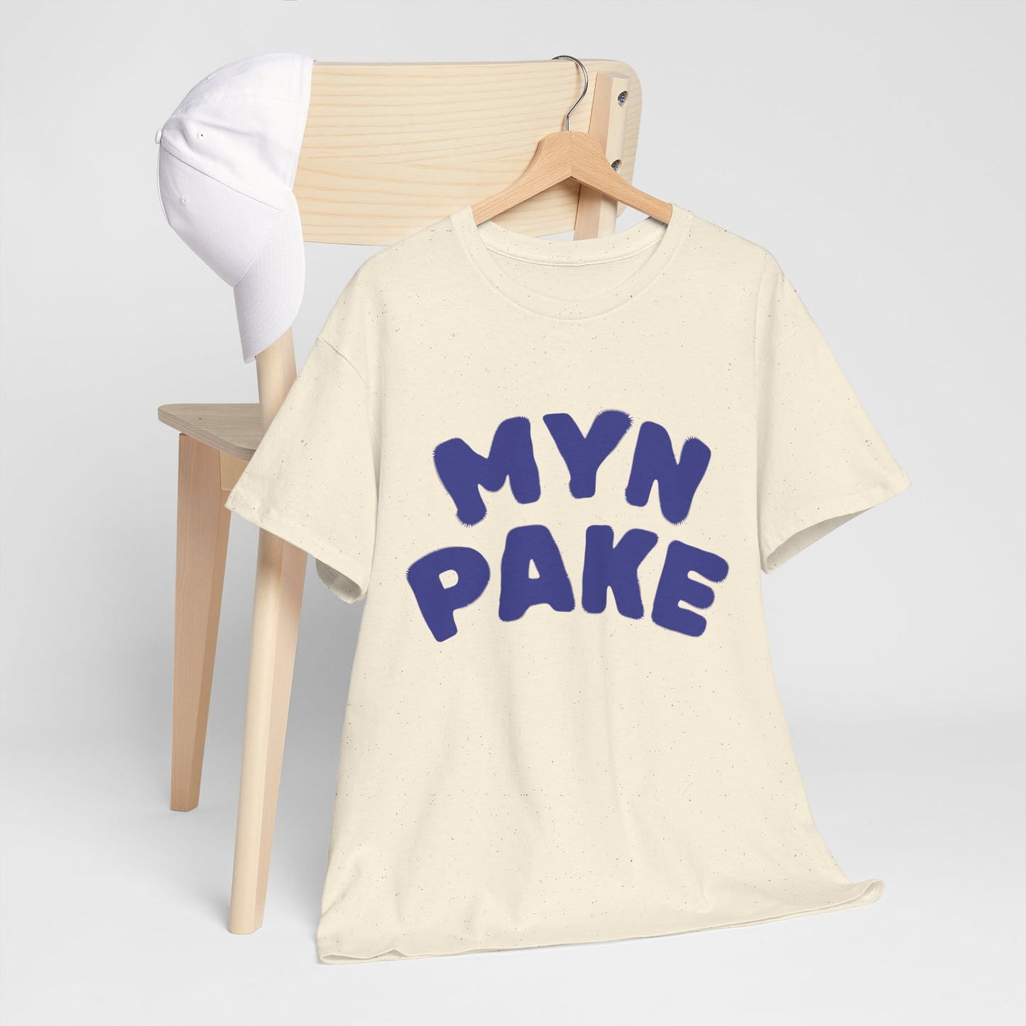 'MYN PAKE' T-Shirt - T-shirt met opdruk blauw