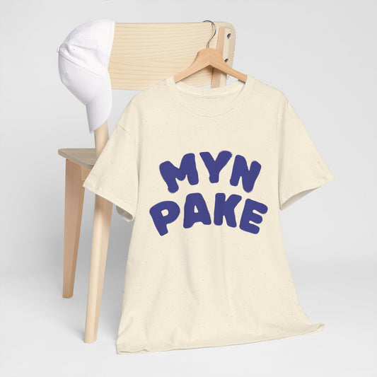 'MYN PAKE' T-Shirt - T-shirt met opdruk blauw