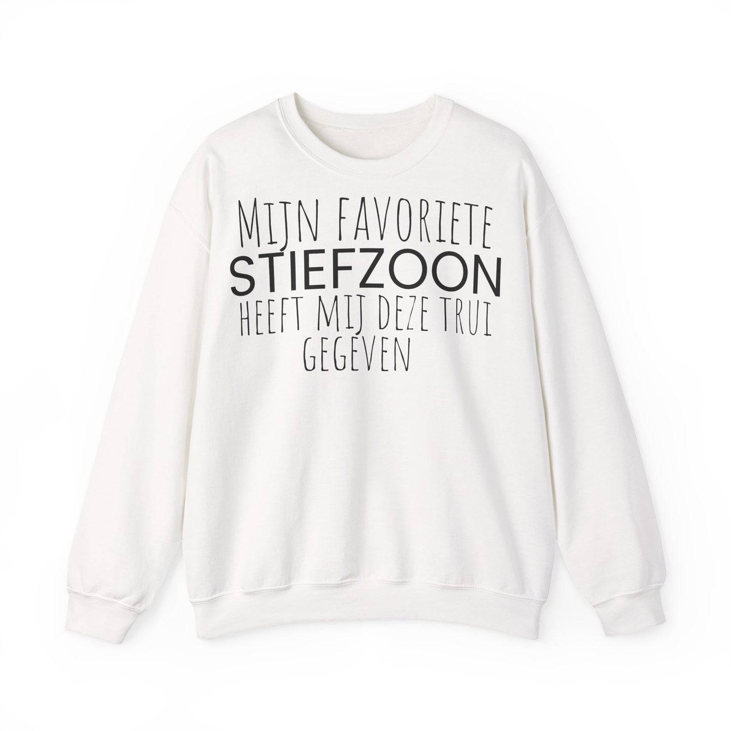Crewneck Sweatshirt – "Mijn favoriete zoon heeft mij dit shirt gegeven" Dutch Gift for Mom