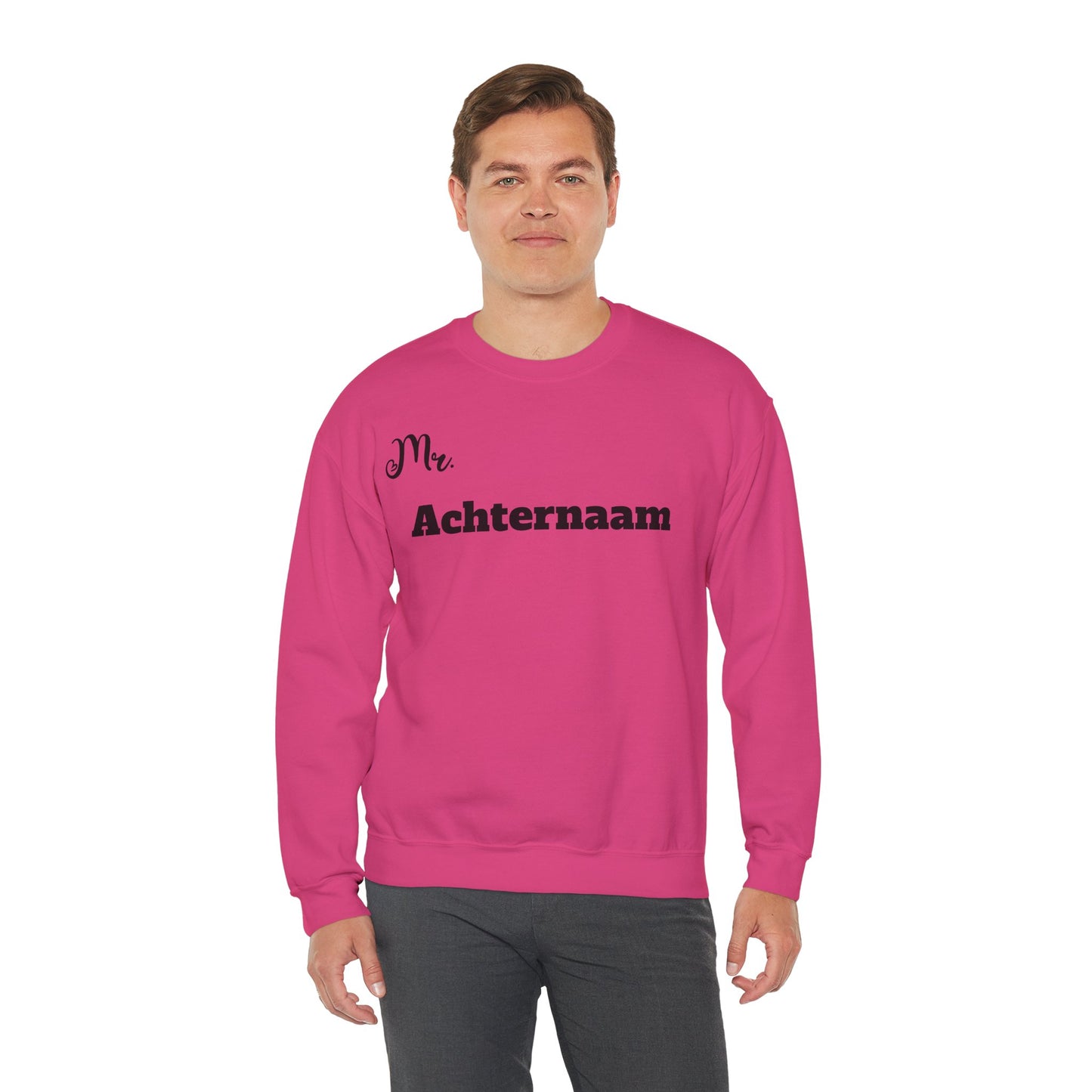 Mr - trui / sweatshirt met gepersonaliseerde tekst
