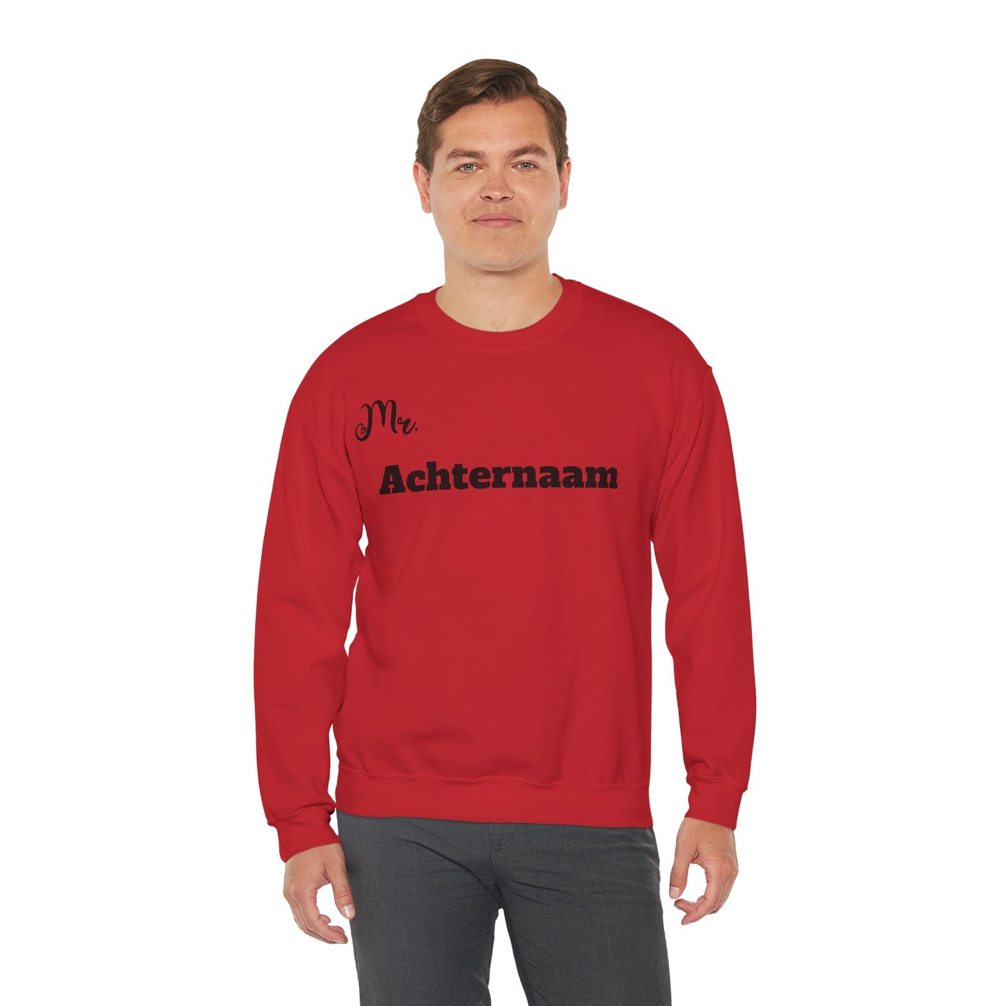 Mr - trui / sweatshirt met gepersonaliseerde tekst