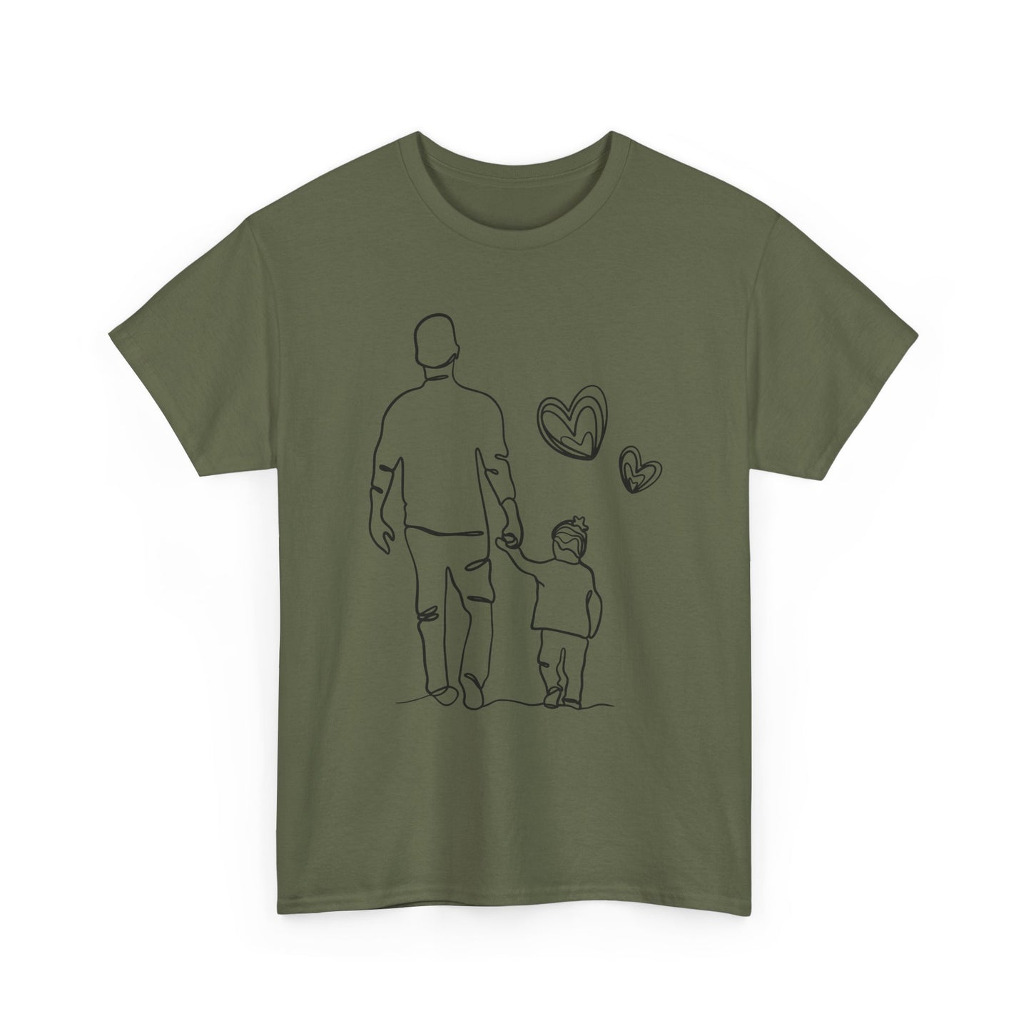 VADER EN DOCHTER T-Shirt — Schattig t-shirt van vader en dochter