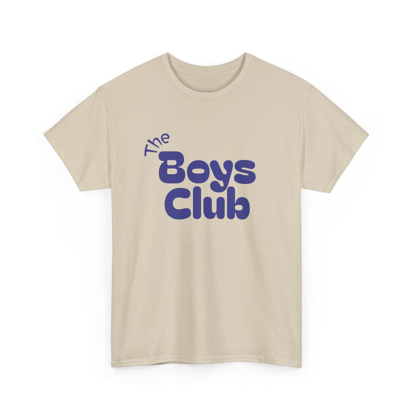 'The Boys Club' T-shirt - T-shirt met opdruk blauw