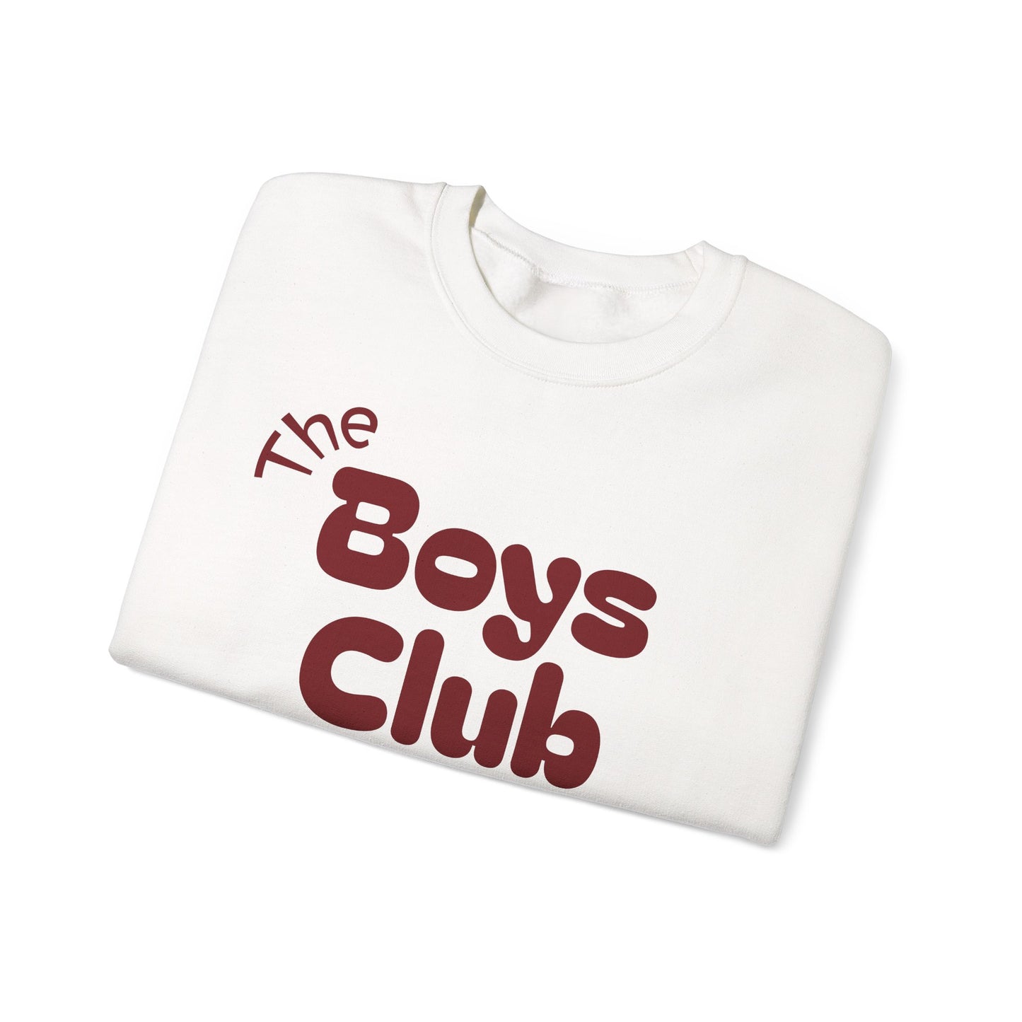 'The Boys Club' _ Trui / sweatshirt met opdruk voorkant rood
