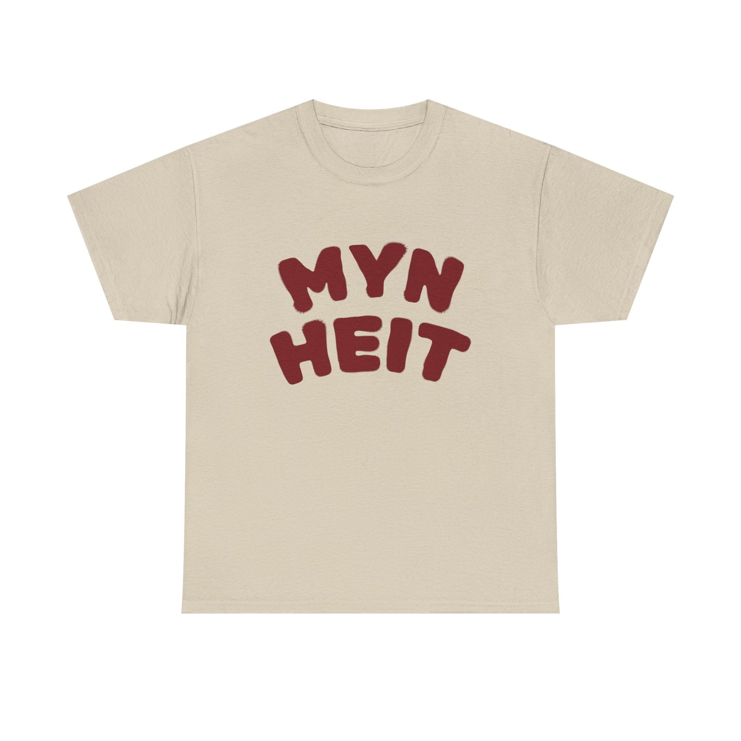 'MYN HEIT' T-Shirt - T-shirt met opdruk rood