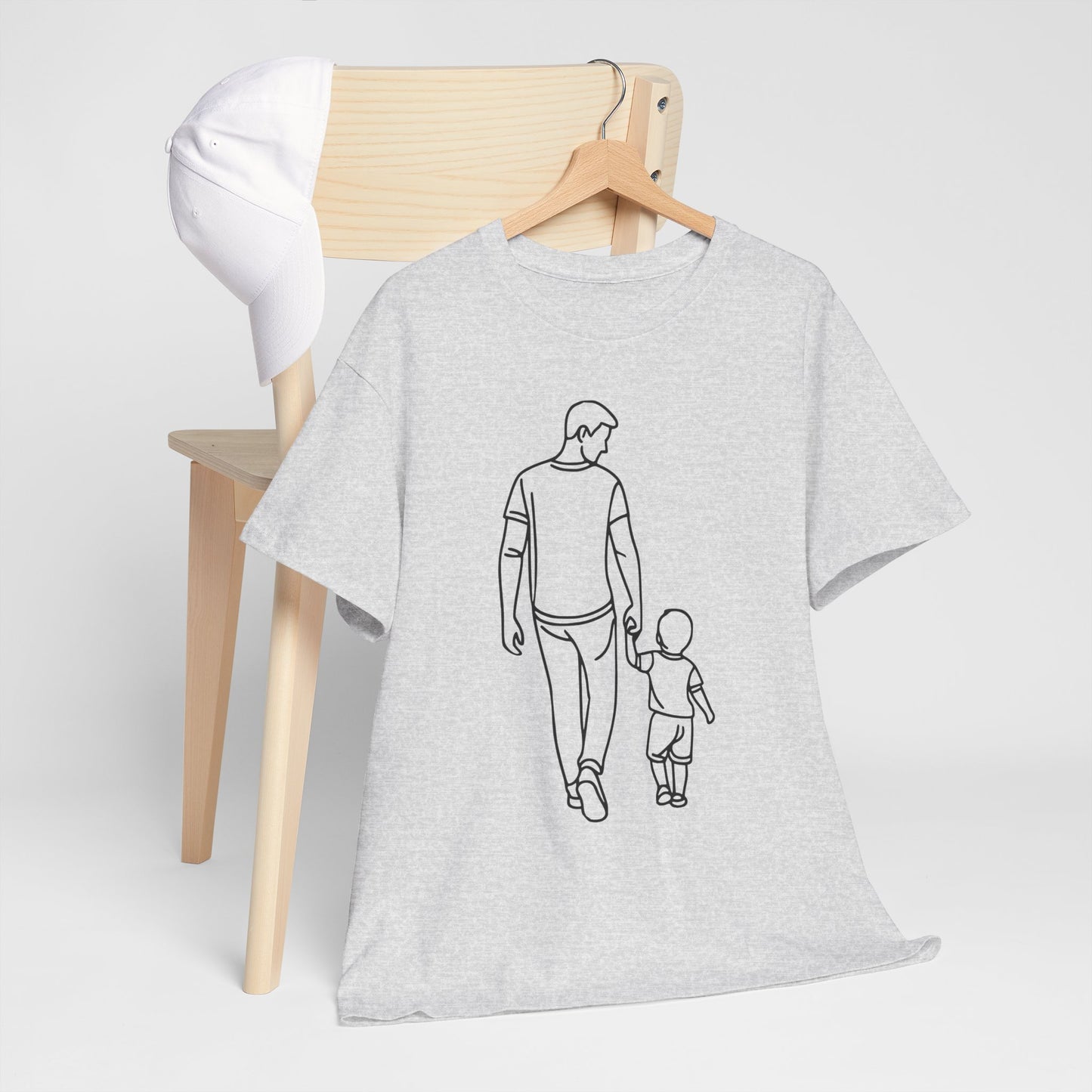 VADER EN ZOON T-Shirt — Schattig t-shirt van vader en zoon