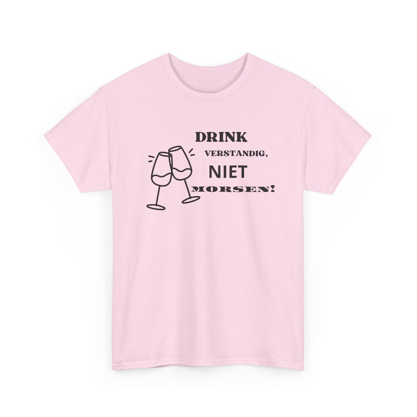 'Niet morsen!' T-shirt - T-shirt met grappige wijn tekst