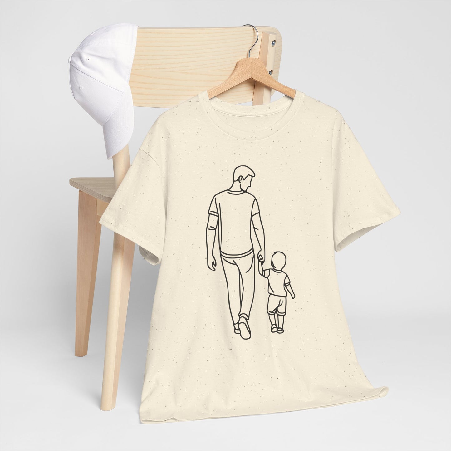 VADER EN ZOON T-Shirt — Schattig t-shirt van vader en zoon