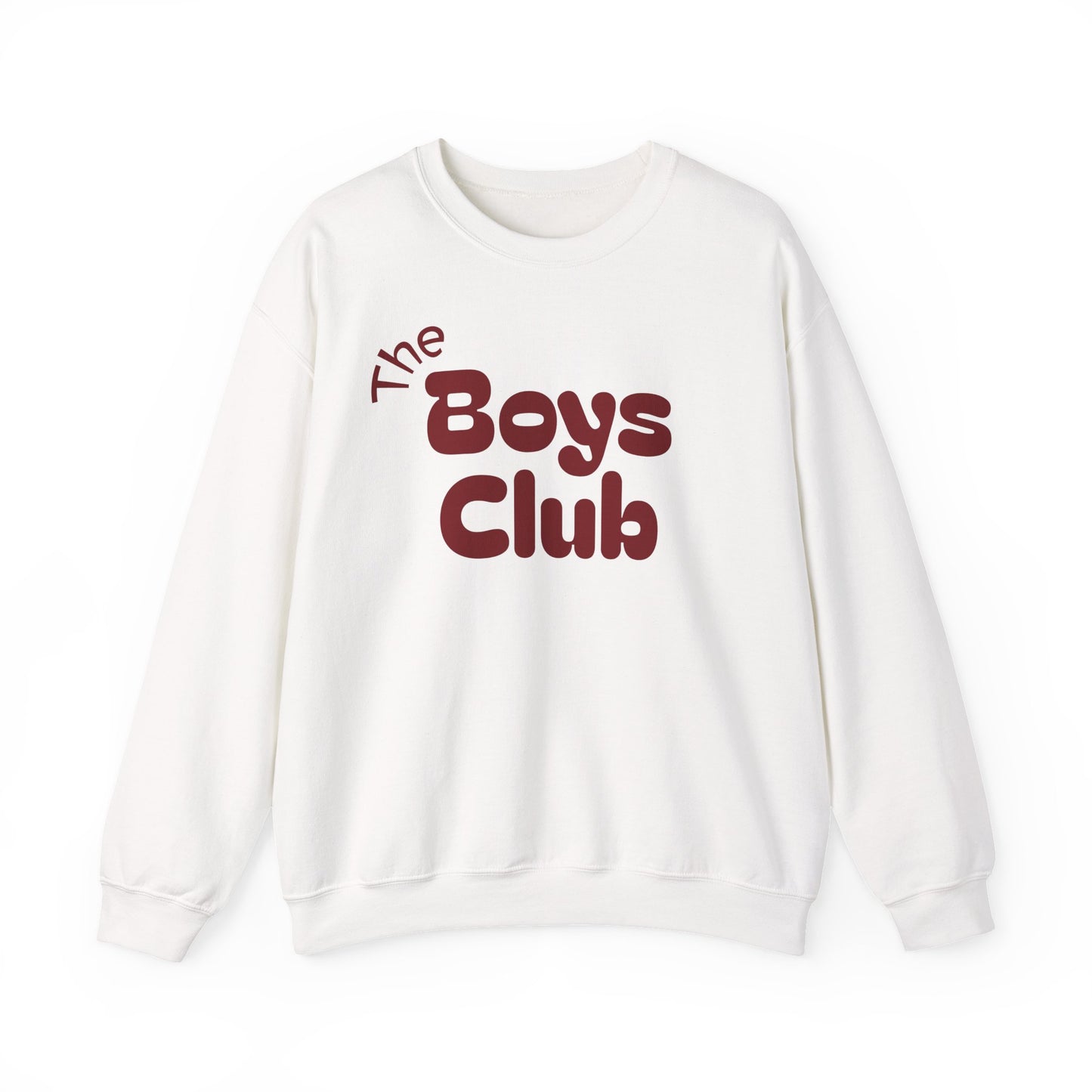'The Boys Club' _ Trui / sweatshirt met opdruk voorkant rood