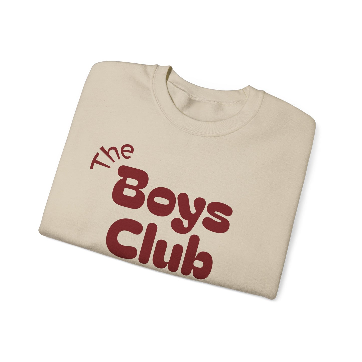 'The Boys Club' _ Trui / sweatshirt met opdruk voorkant rood