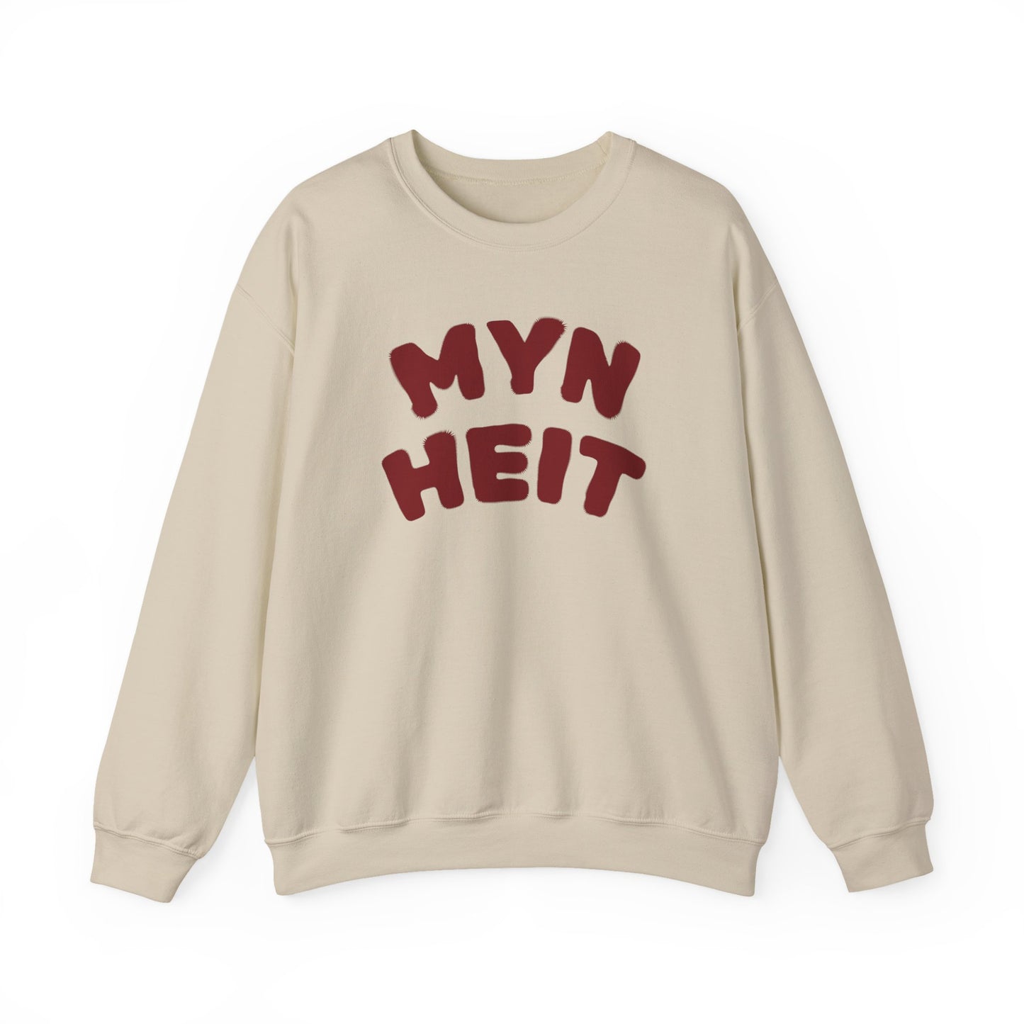 'MYN HEIT' - Trui / sweatshirt met opdruk voorkant rood