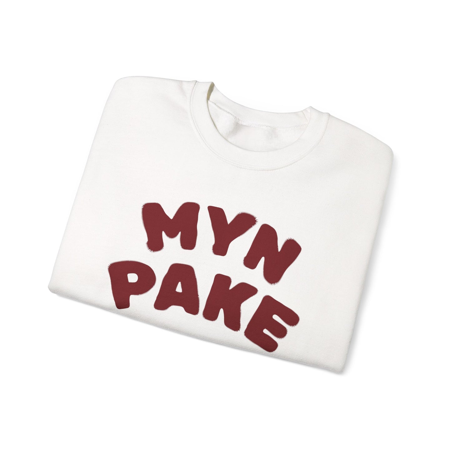 'MYN PAKE' - Trui / sweatshirt met opdruk voorkant rood