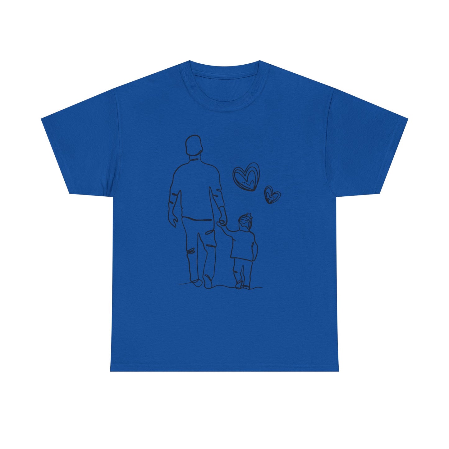 VADER EN DOCHTER T-Shirt — Schattig t-shirt van vader en dochter