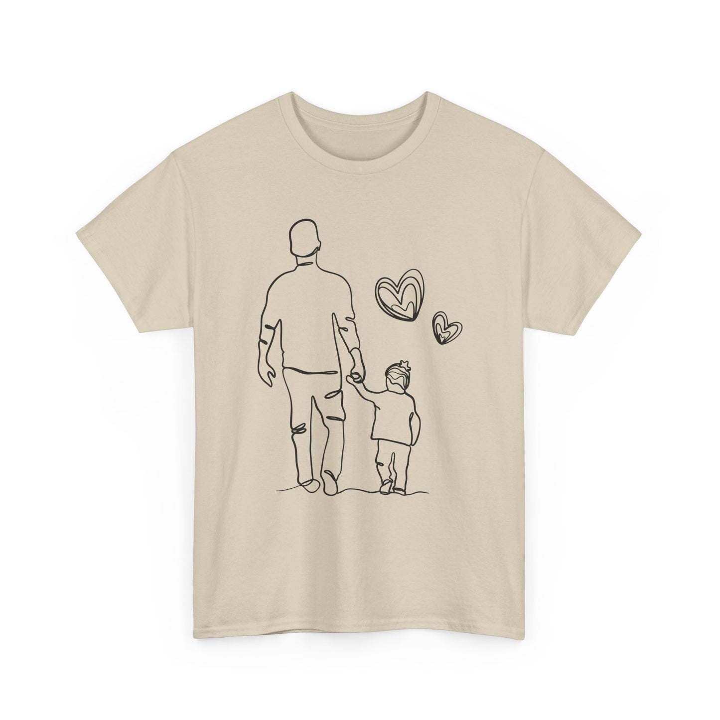 VADER EN DOCHTER T-Shirt — Schattig t-shirt van vader en dochter