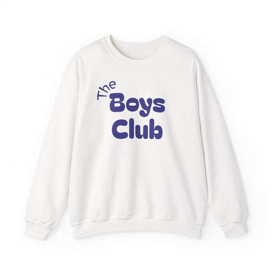 'The Boys Club' - Trui / sweatshirt met opdruk voorkant blauw