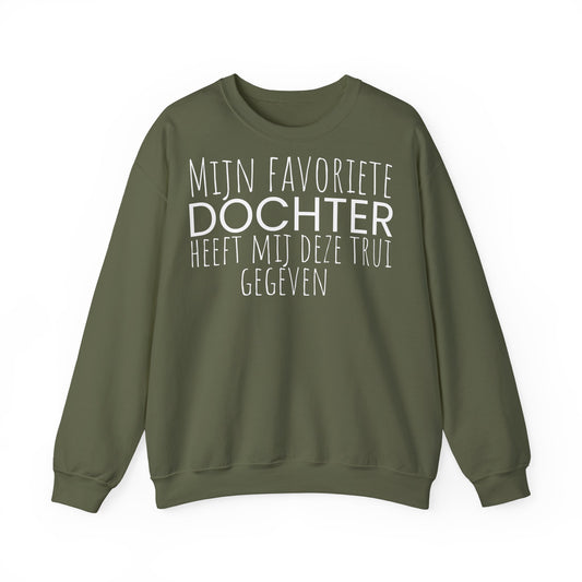 Copy of Crewneck Sweatshirt – "Mijn favoriete zoon heeft mij dit shirt gegeven" Dutch Gift for Mom