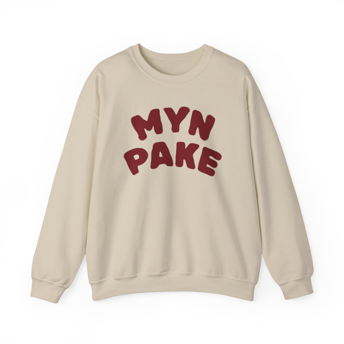 'MYN PAKE' - Trui / sweatshirt met opdruk voorkant rood