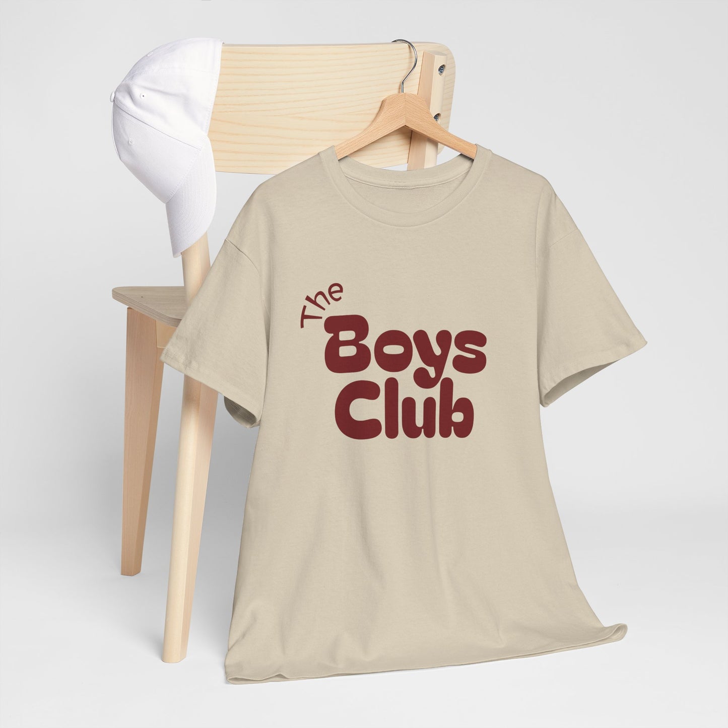 'The Boys Club' T-shirt - T-shirt met opdruk rood