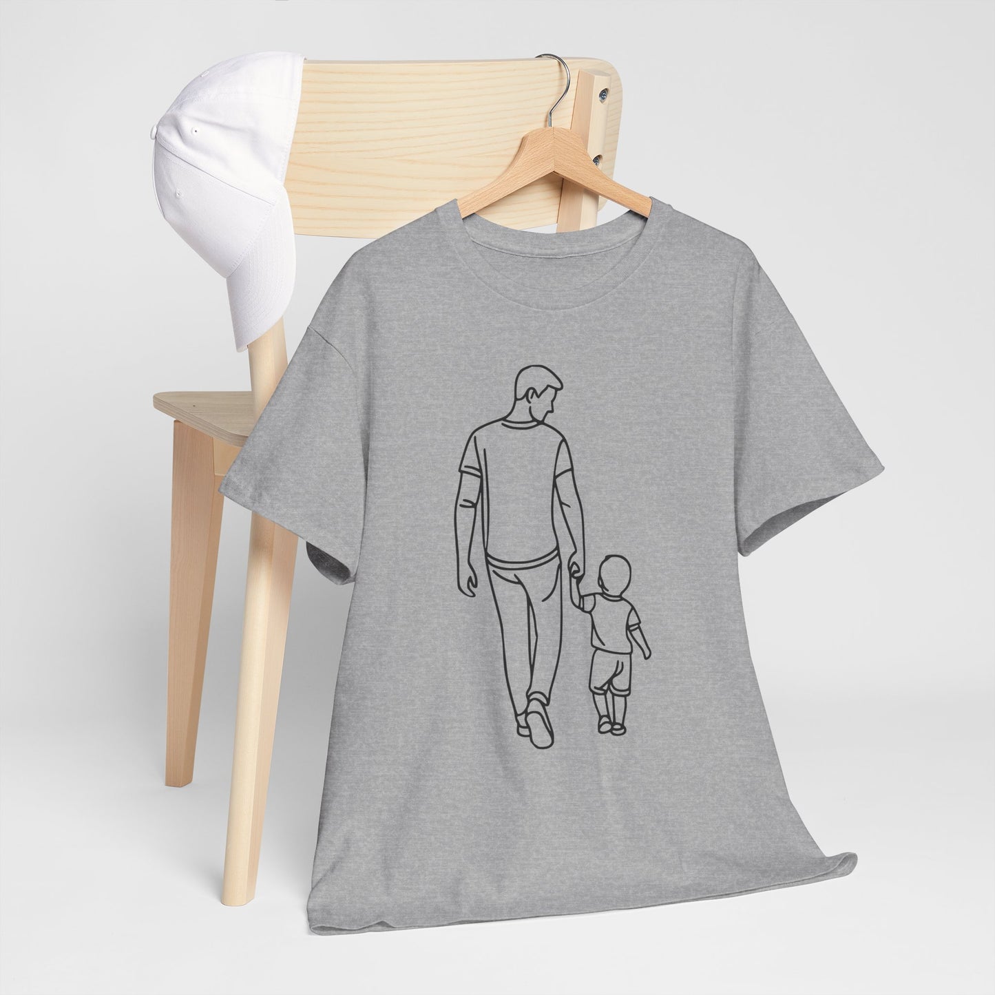 VADER EN ZOON T-Shirt — Schattig t-shirt van vader en zoon