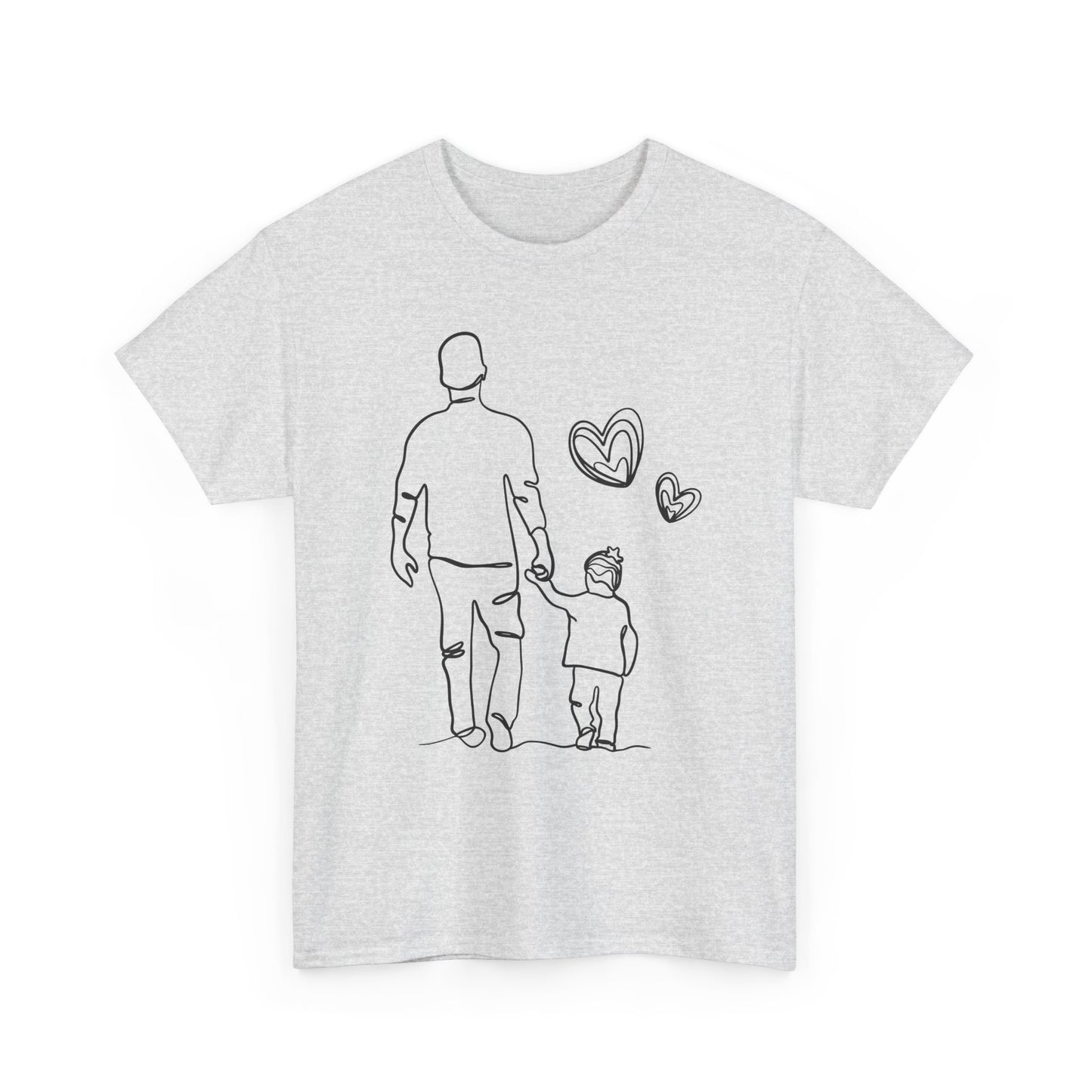 VADER EN DOCHTER T-Shirt — Schattig t-shirt van vader en dochter
