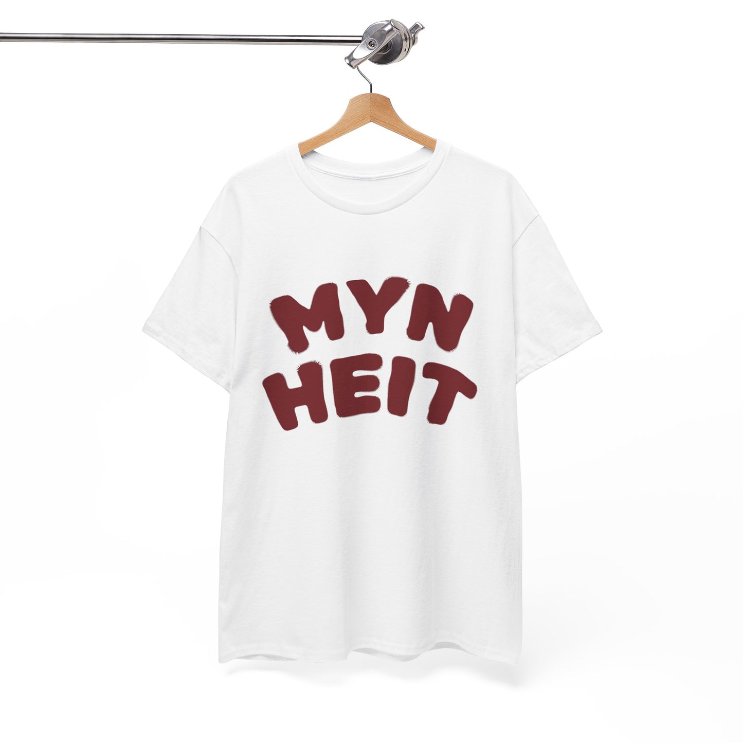 'MYN HEIT' T-Shirt - T-shirt met opdruk rood