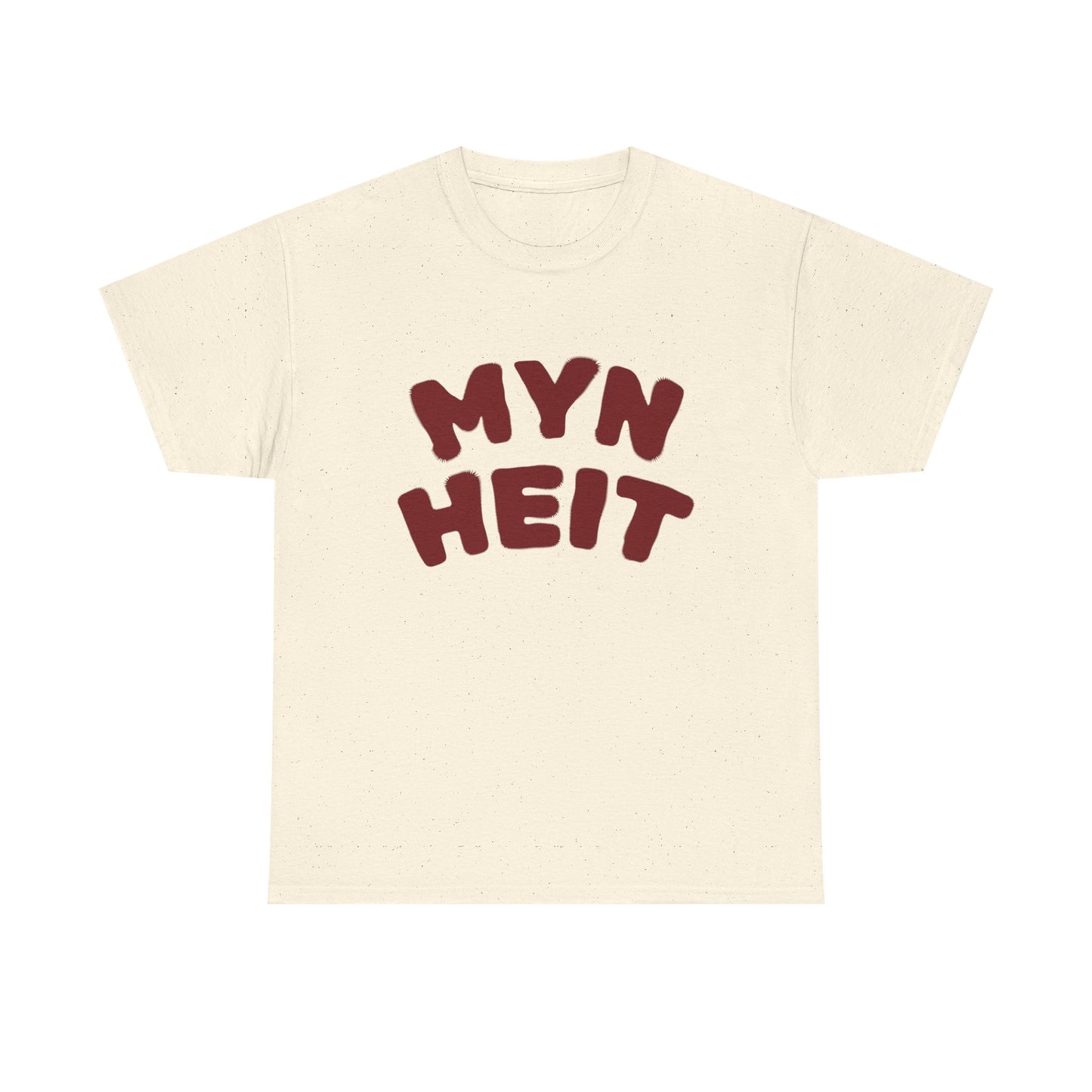 'MYN HEIT' T-Shirt - T-shirt met opdruk rood