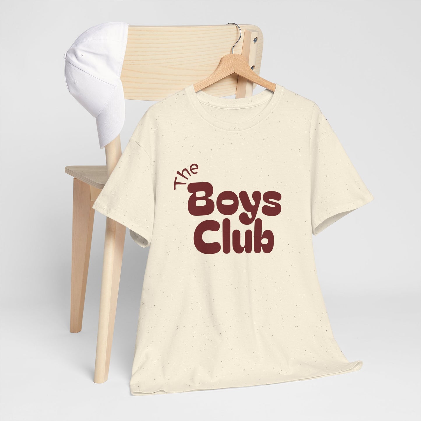 'The Boys Club' T-shirt - T-shirt met opdruk rood