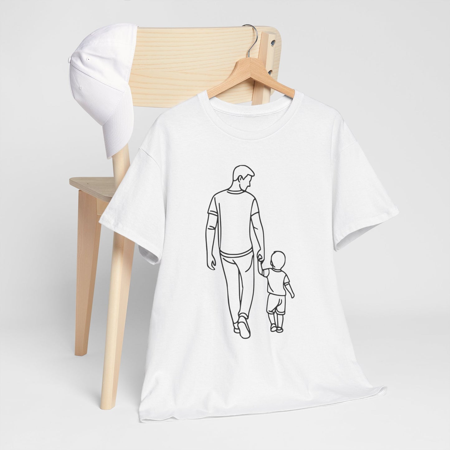 VADER EN ZOON T-Shirt — Schattig t-shirt van vader en zoon
