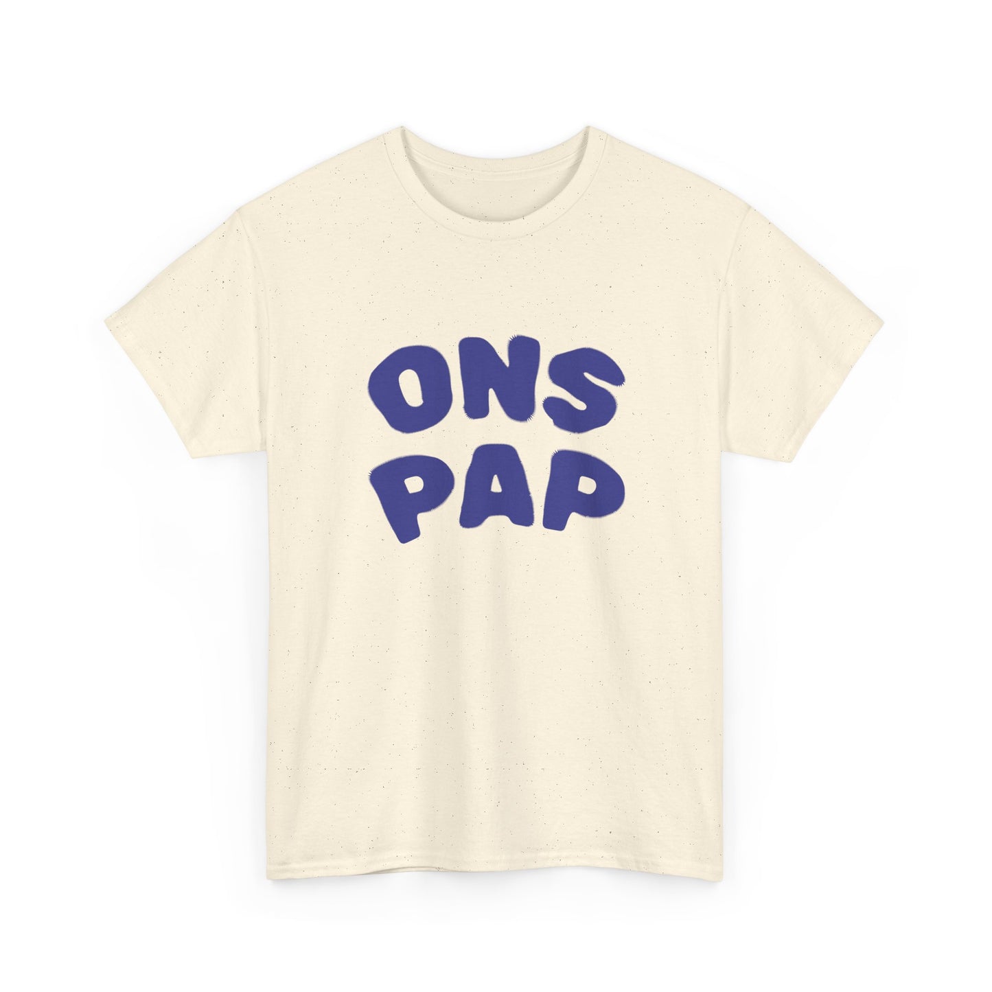 'ONS PAP' T-shirt - t-shirt met opdruk blauw
