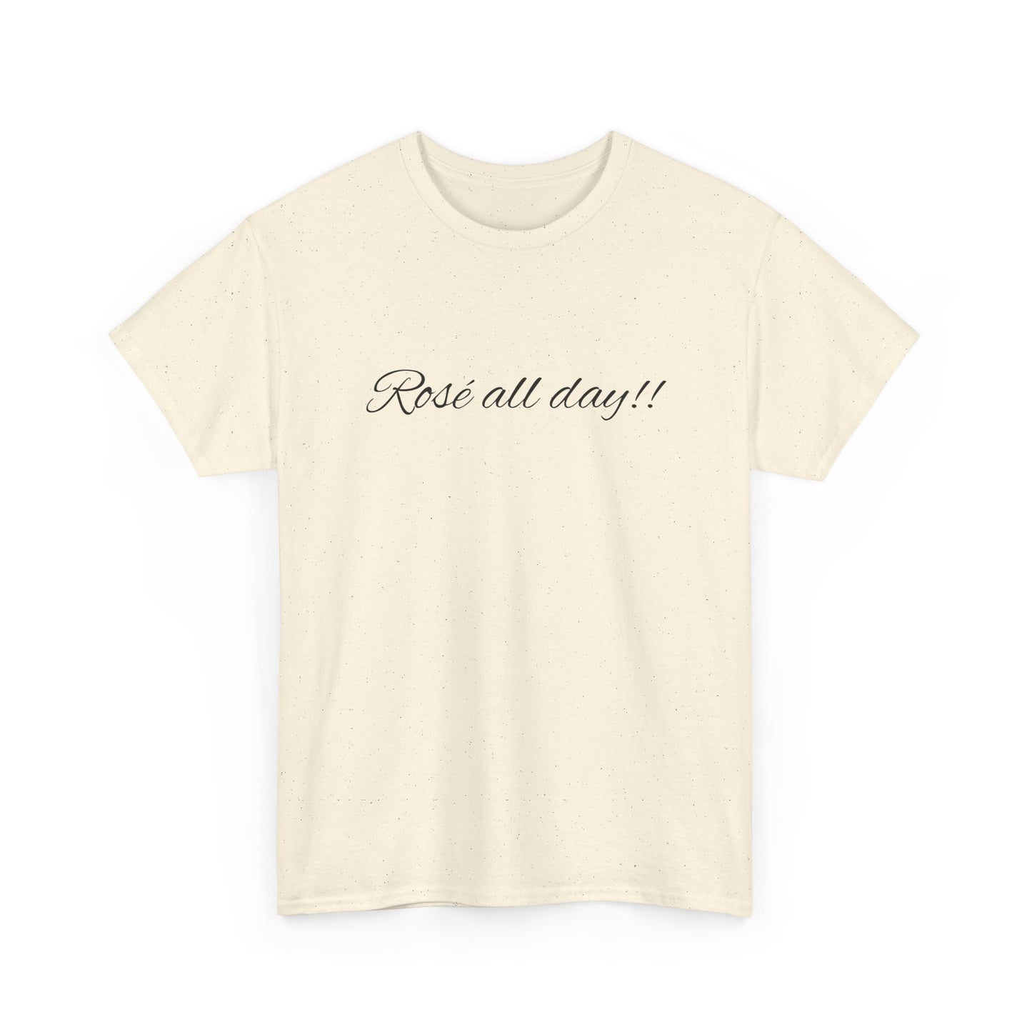 'Rose All Day!!' T-shirt - casual t-shirt met grappige wijn quote