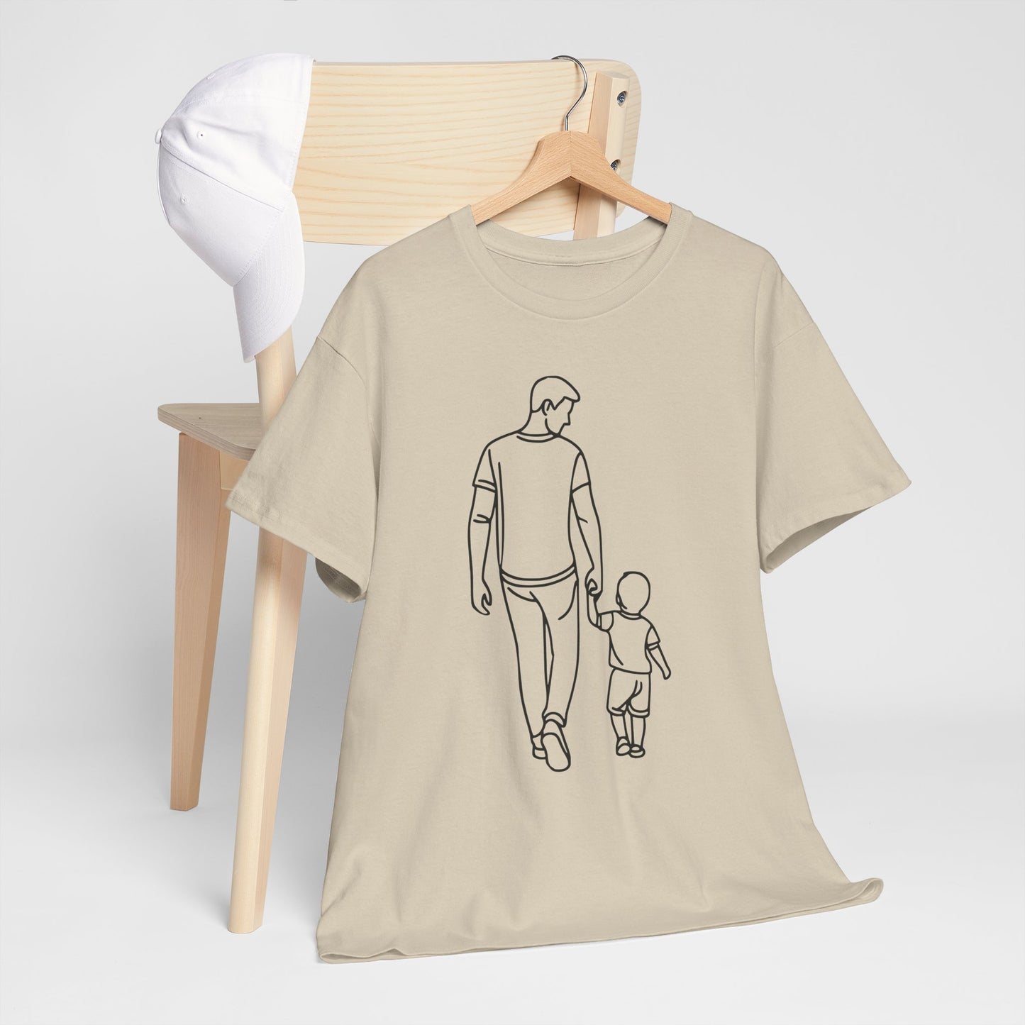 VADER EN ZOON T-Shirt — Schattig t-shirt van vader en zoon