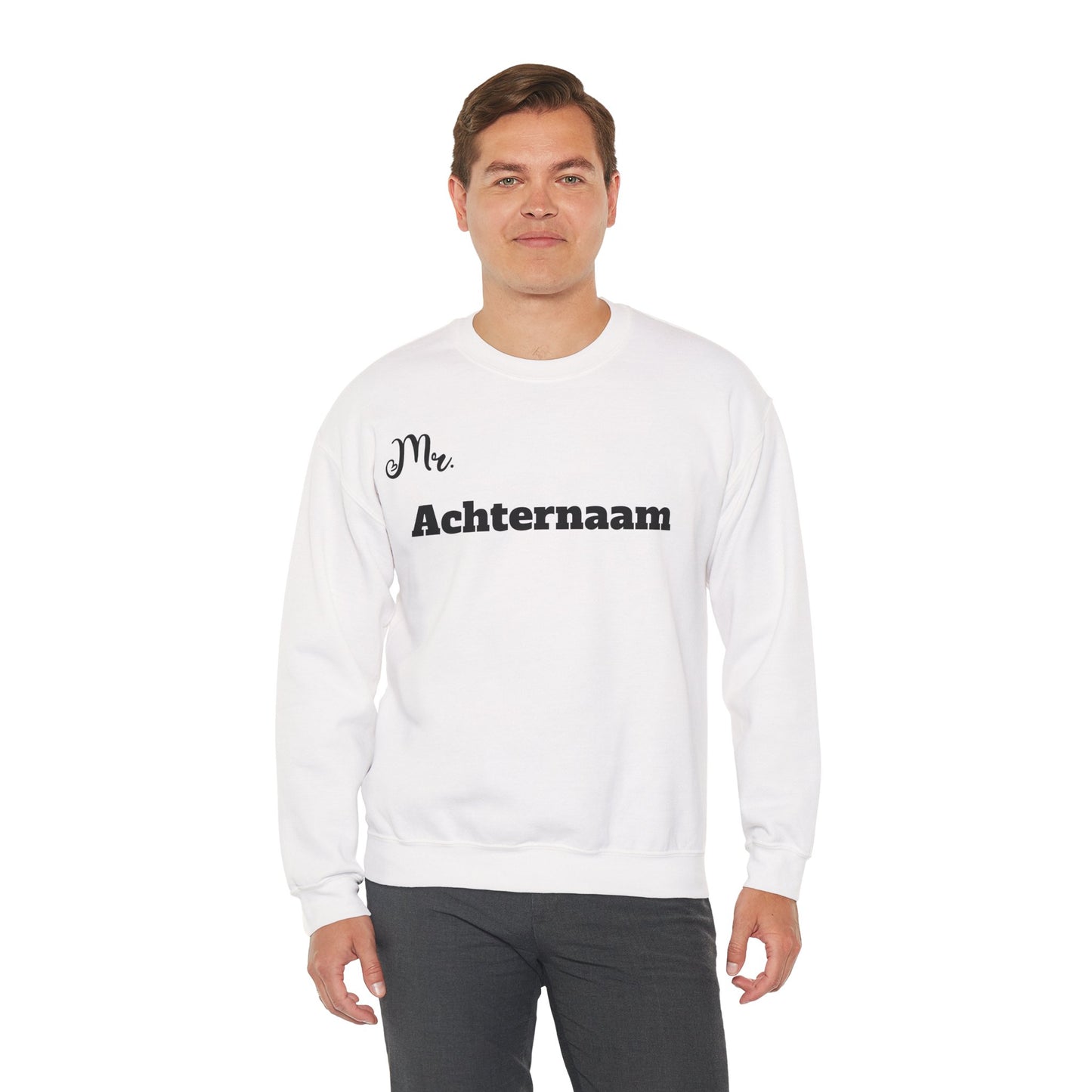 Mr - trui / sweatshirt met gepersonaliseerde tekst