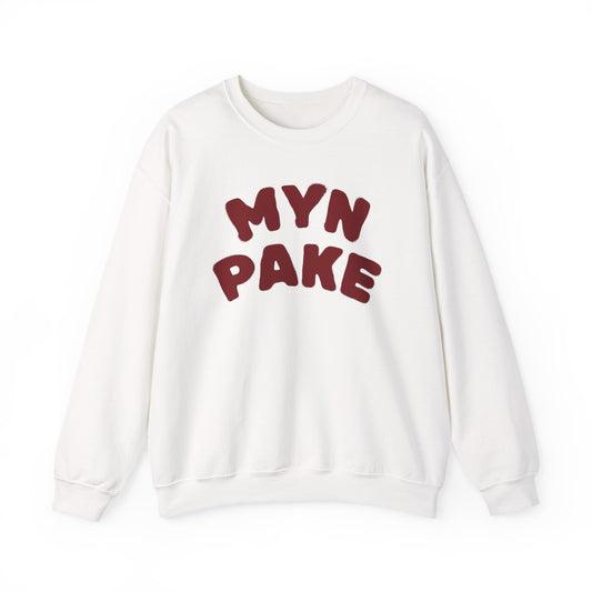 'MYN PAKE' - Trui / sweatshirt met opdruk voorkant rood