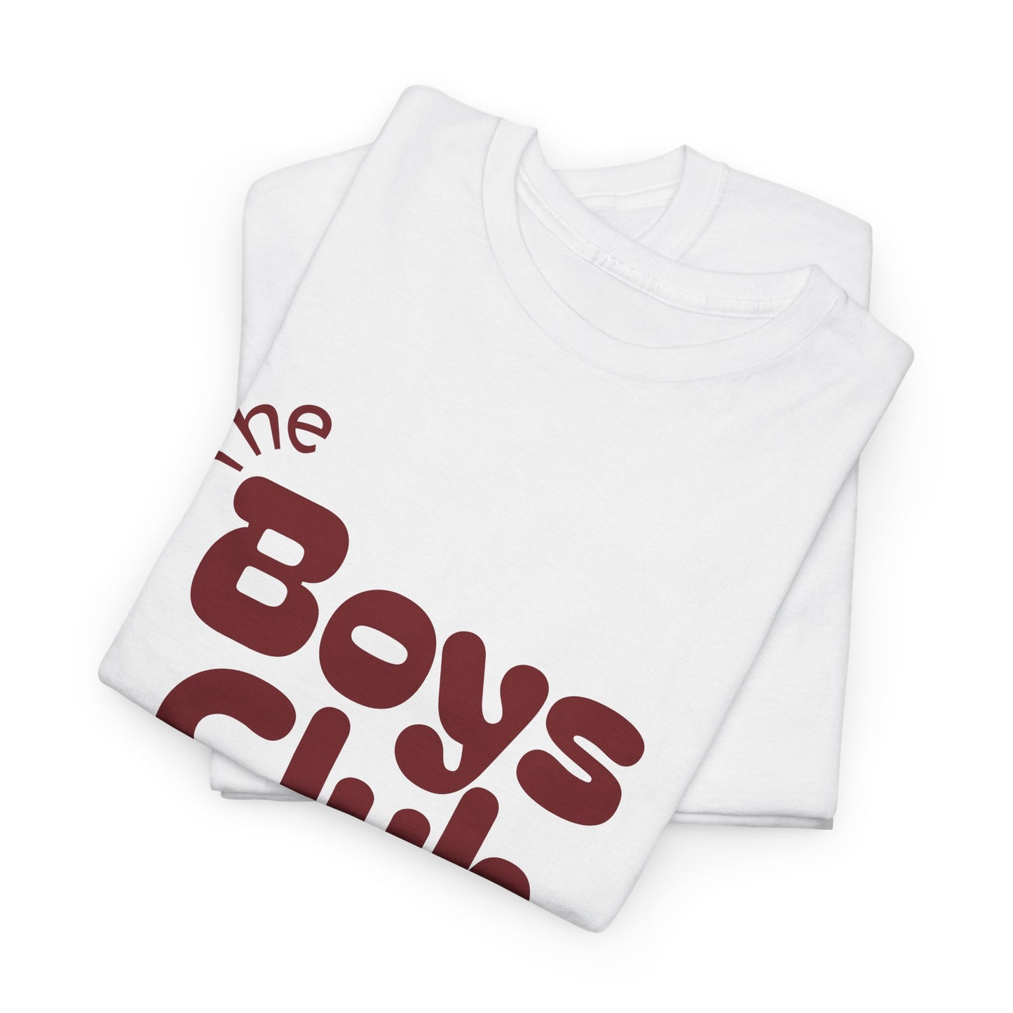 'The Boys Club' T-shirt - T-shirt met opdruk rood