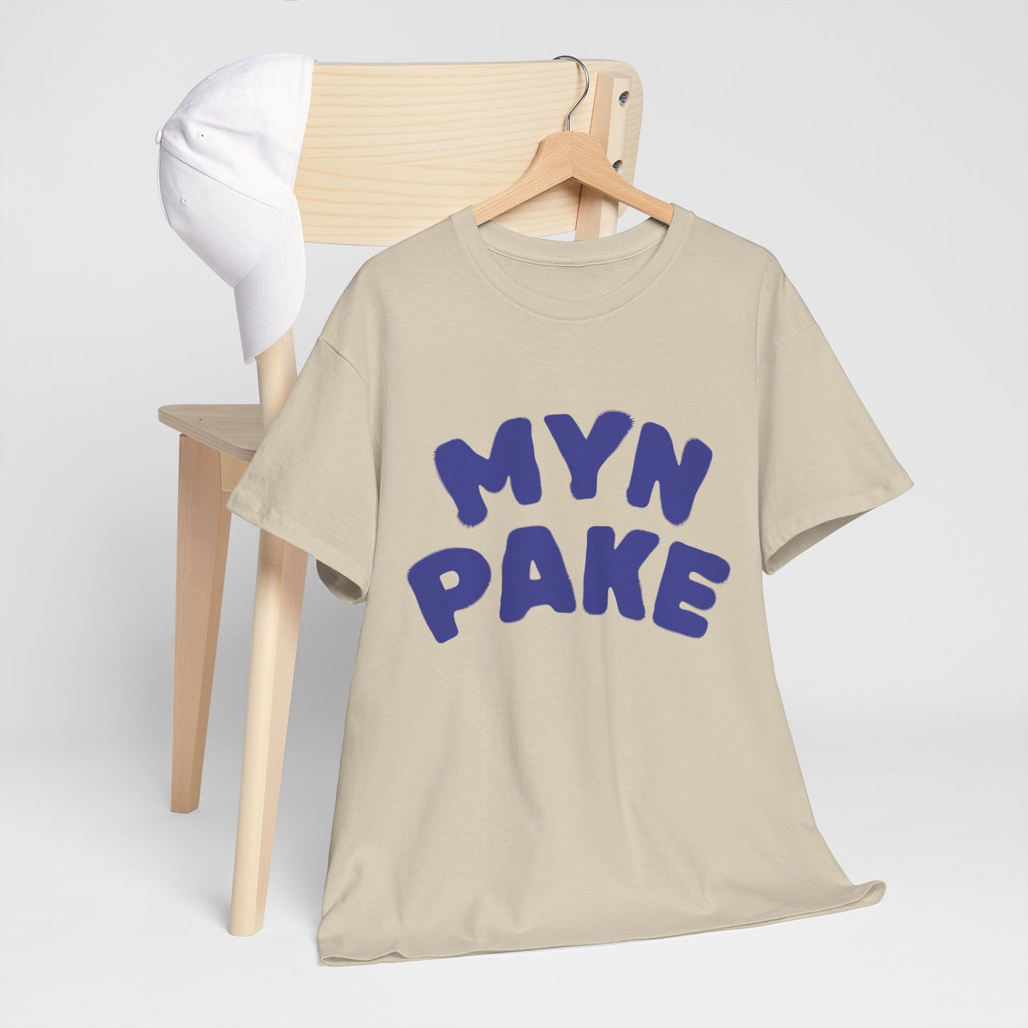 'MYN PAKE' T-Shirt - T-shirt met opdruk blauw
