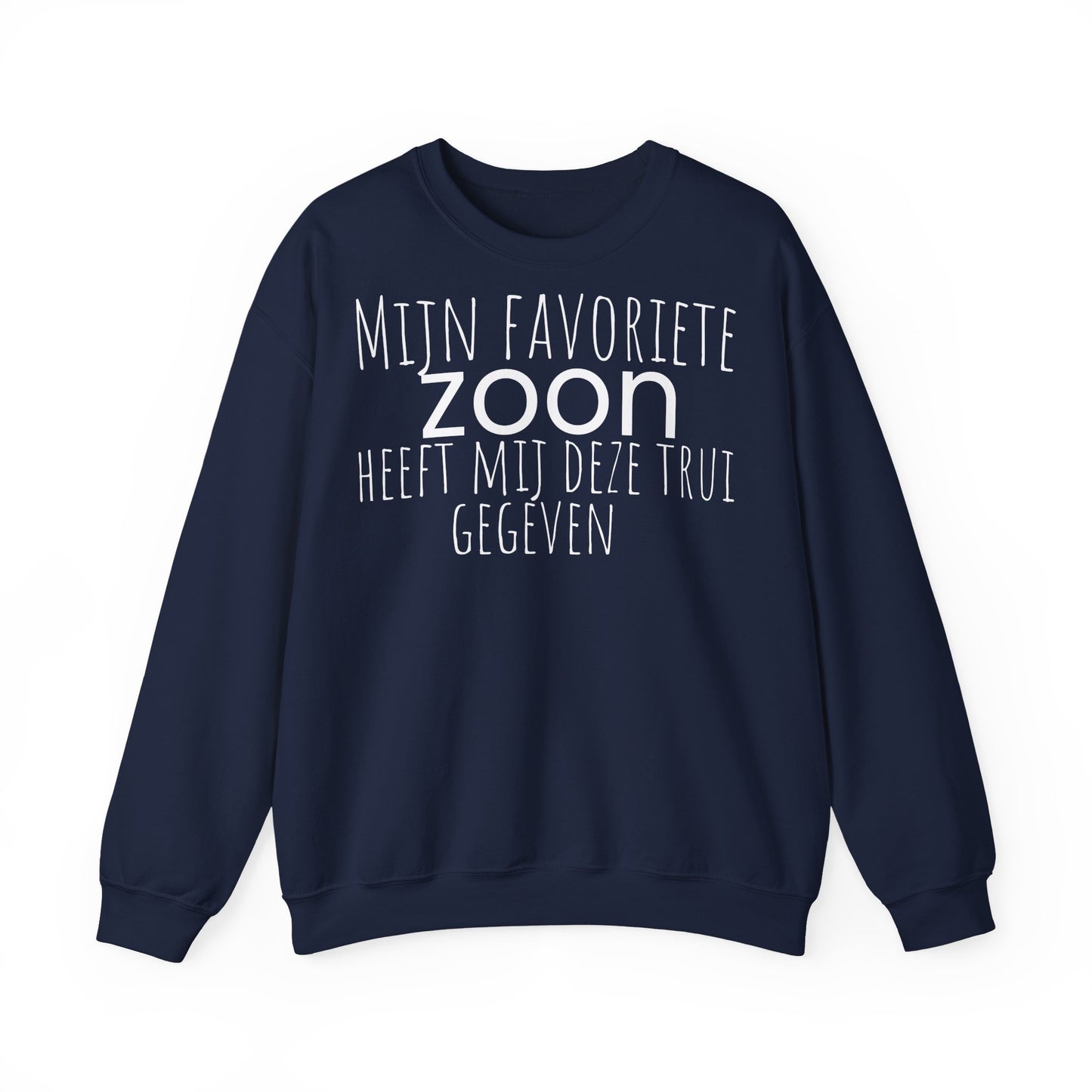 Copy of Crewneck Sweatshirt – "Mijn favoriete zoon heeft mij dit shirt gegeven" Dutch Gift for Mom