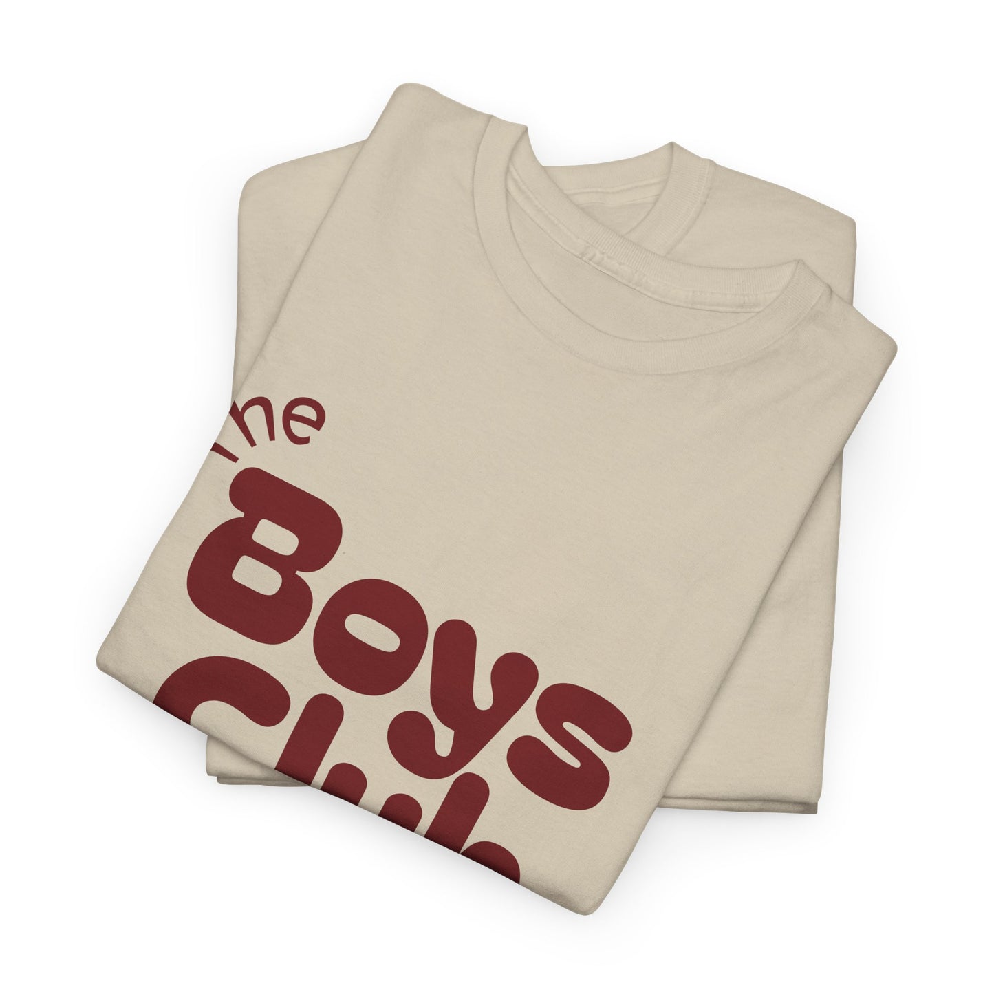 'The Boys Club' T-shirt - T-shirt met opdruk rood