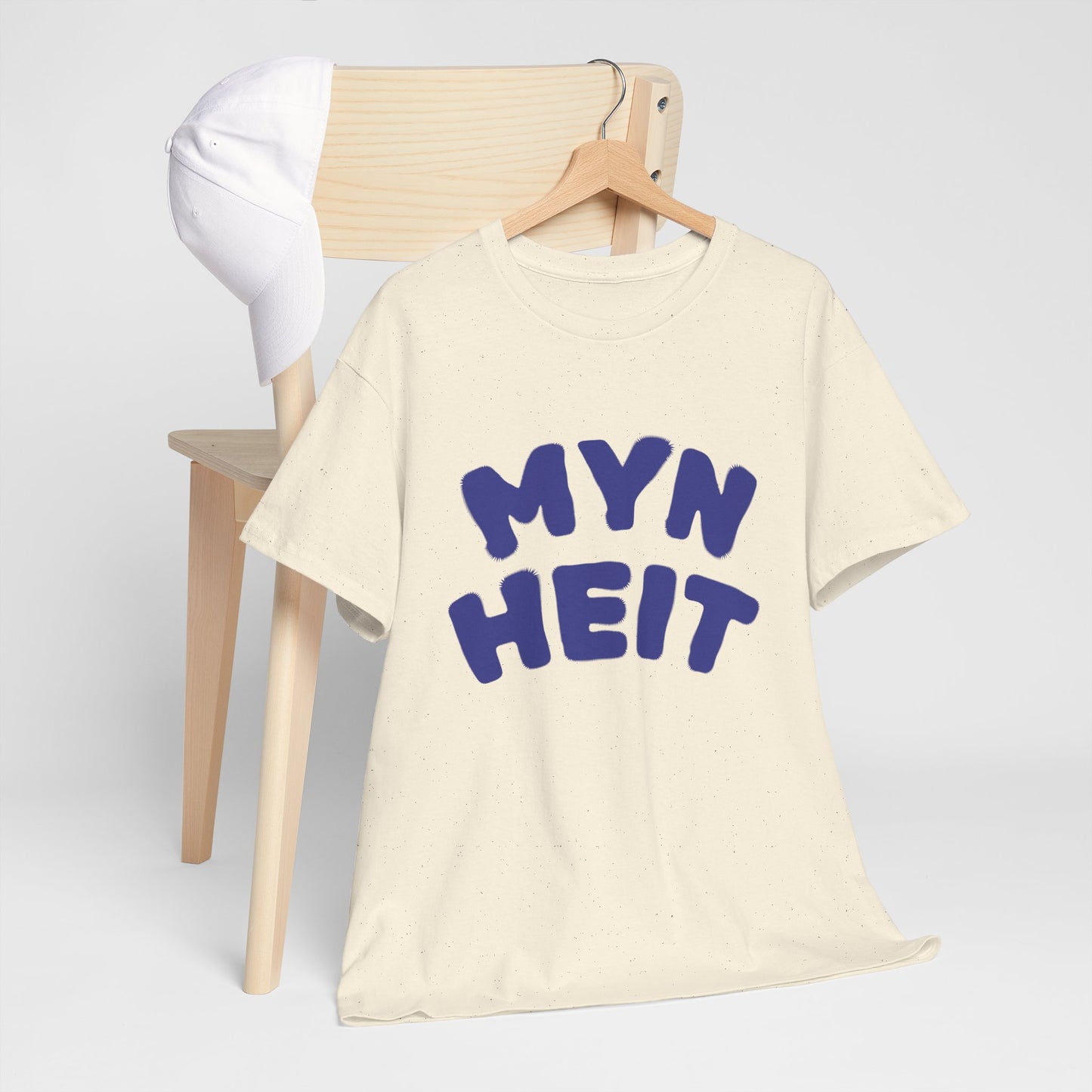 'MYN HEIT' T-Shirt - T-shirt met opdruk blauw