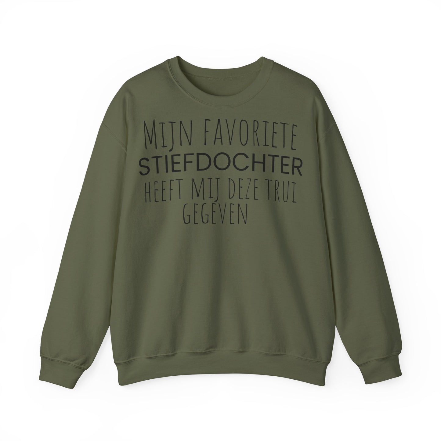 Crewneck Sweatshirt – "Mijn favoriete zoon heeft mij dit shirt gegeven" Dutch Gift for Mom