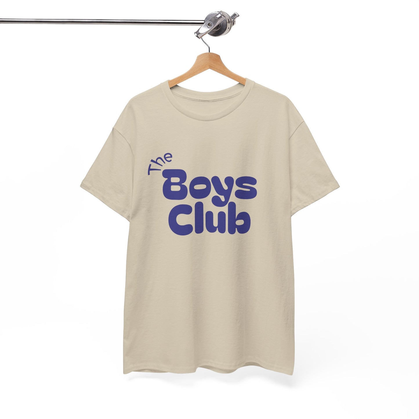 'The Boys Club' T-shirt - T-shirt met opdruk blauw