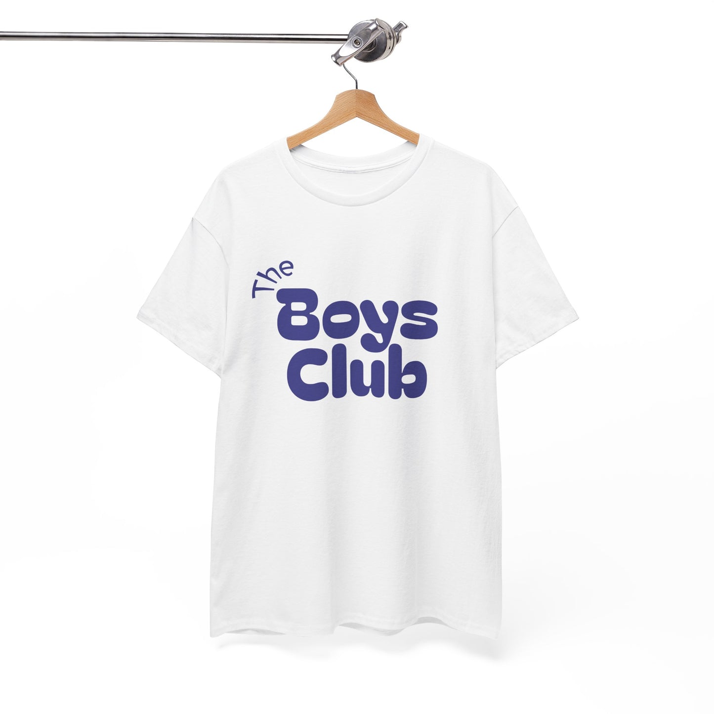 'The Boys Club' T-shirt - T-shirt met opdruk blauw