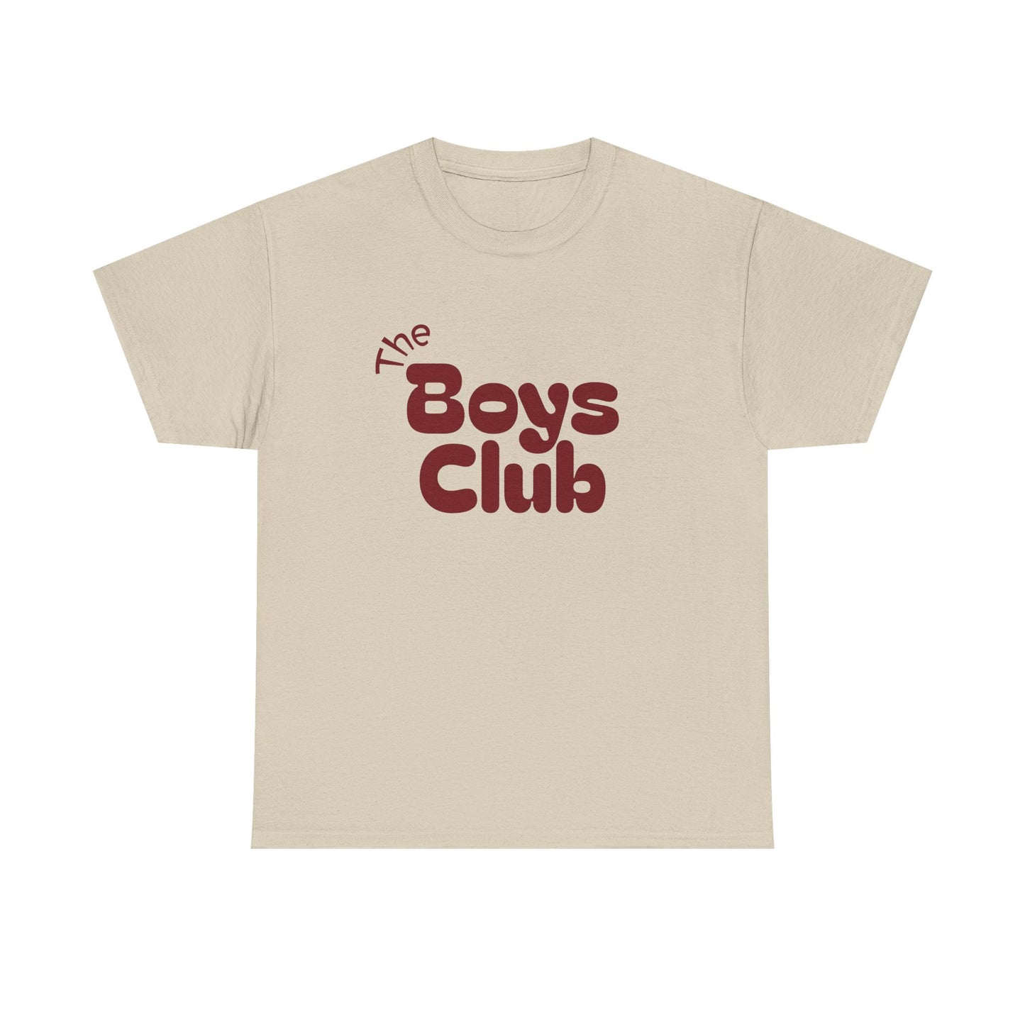 'The Boys Club' T-shirt - T-shirt met opdruk rood