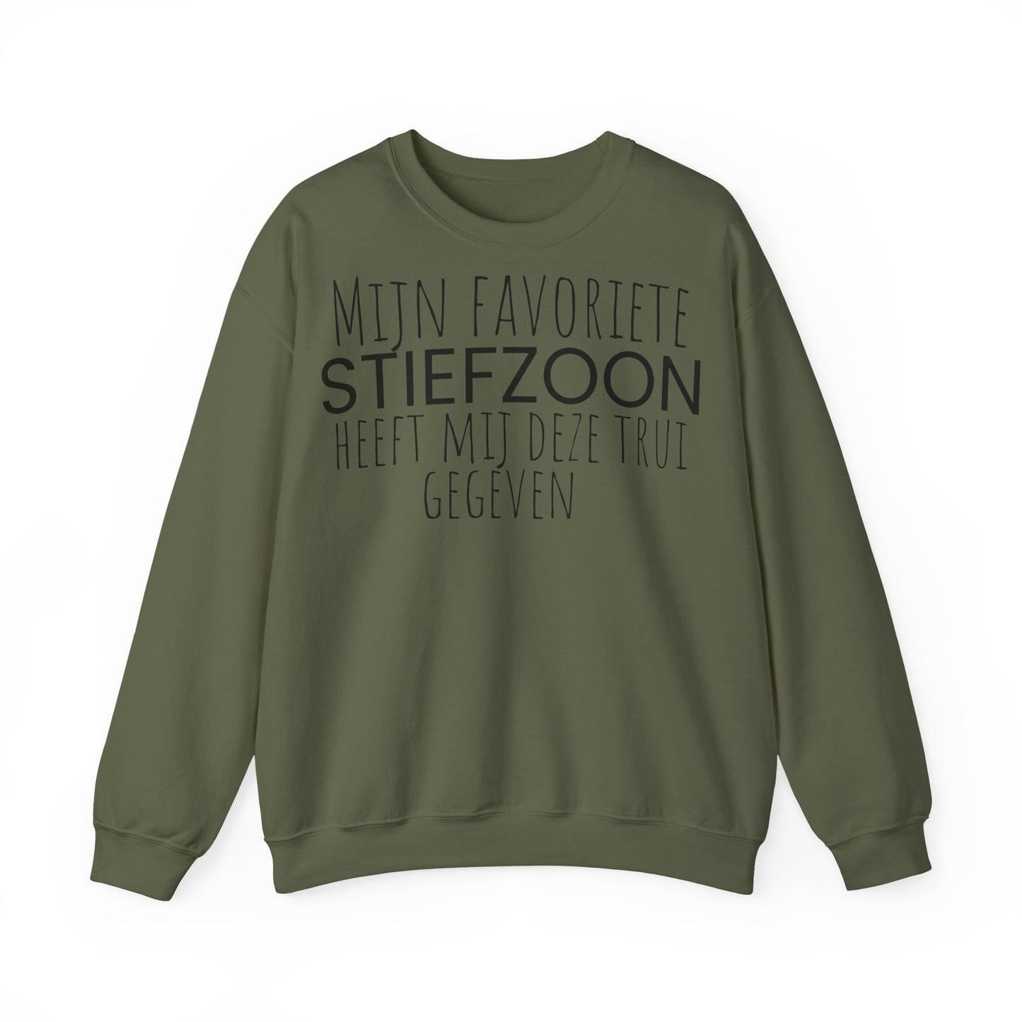 Crewneck Sweatshirt – "Mijn favoriete zoon heeft mij dit shirt gegeven" Dutch Gift for Mom